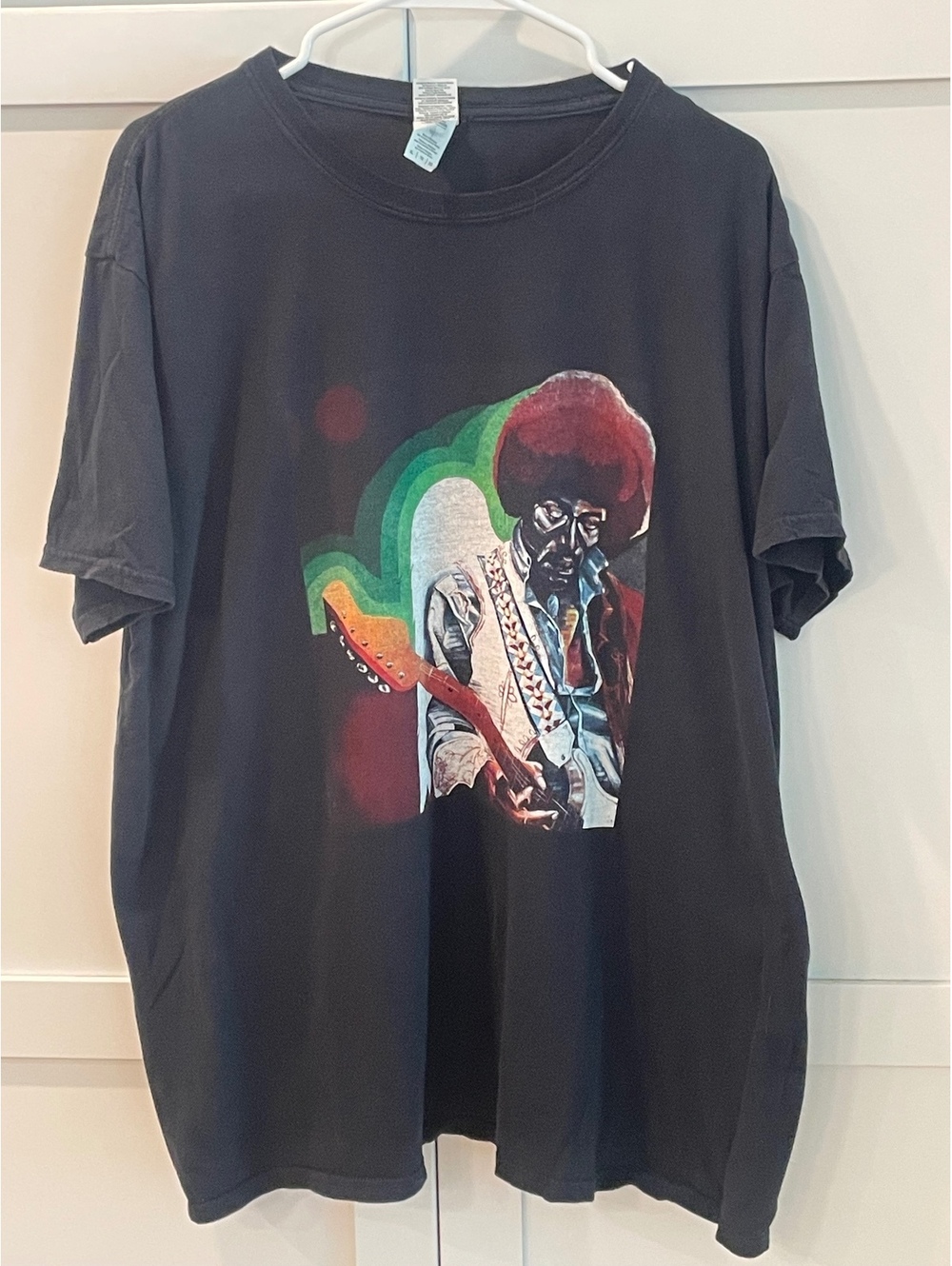 Gildan Softstyle Black Graphic Jimi Hendrix XL Tshirt